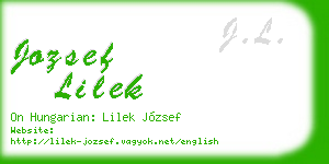 jozsef lilek business card